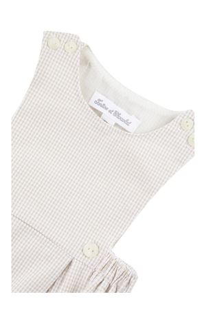 White and beige cotton dungarees TARTINE ET CHOCOLAT KIDS | TY3300015